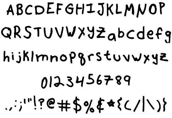 My_First_Font_Ever
