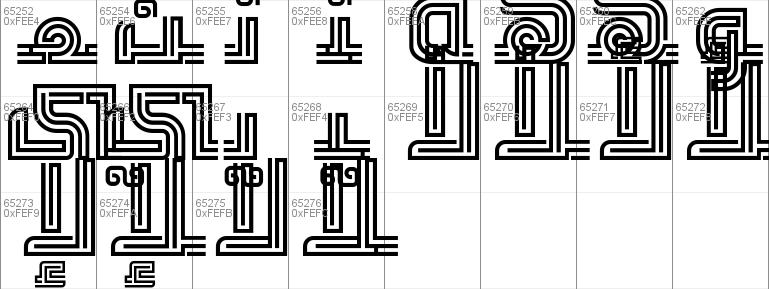 Maze Font 2