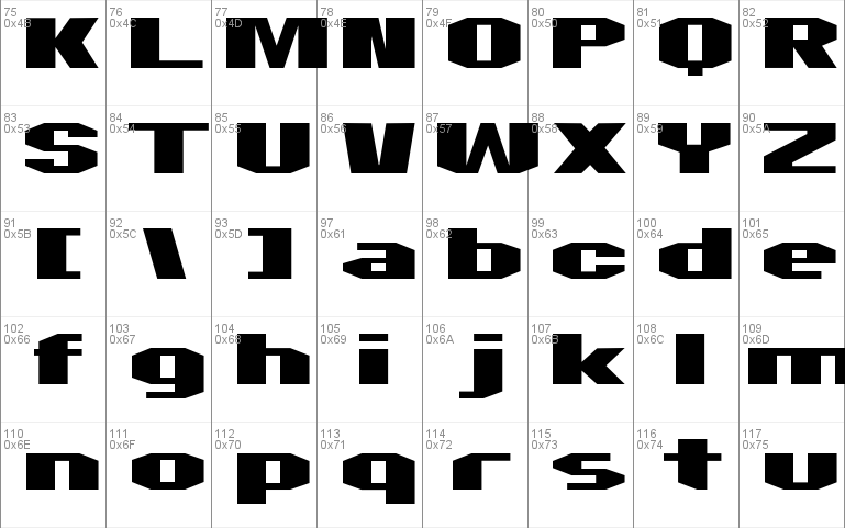 Motorcycle Emptiness Font