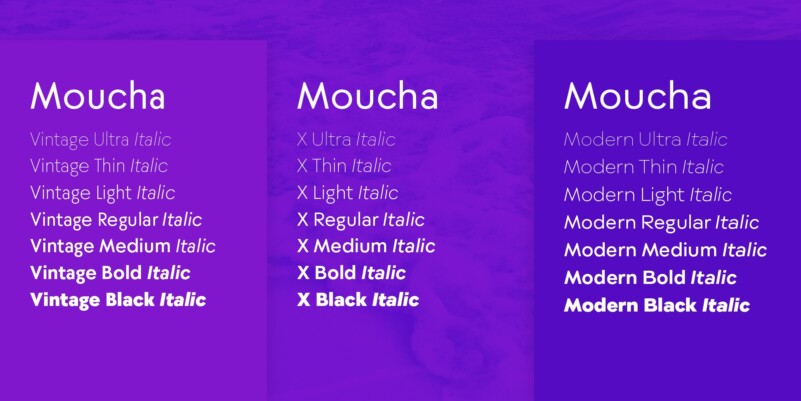 Moucha Test Modern Black