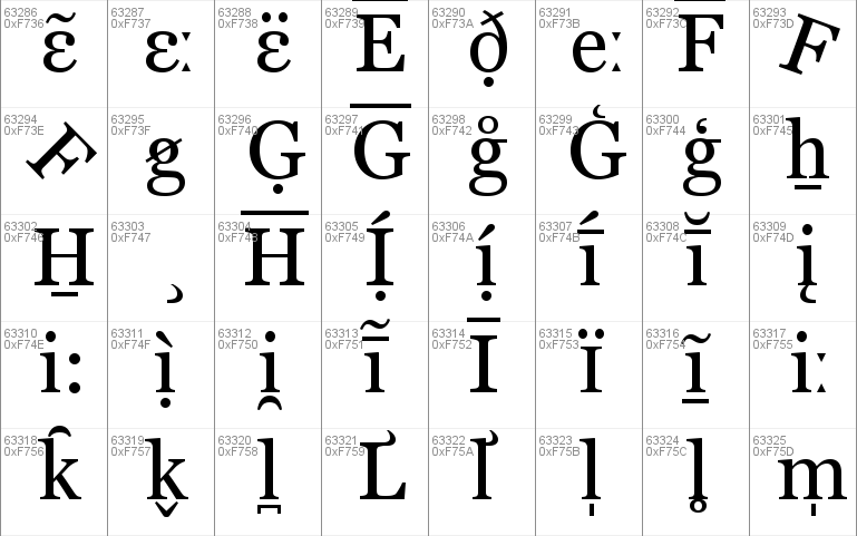 MS Reference Serif