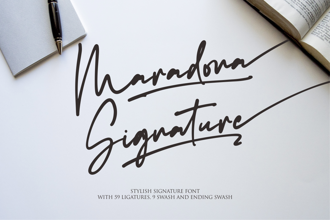 Maradona Signature