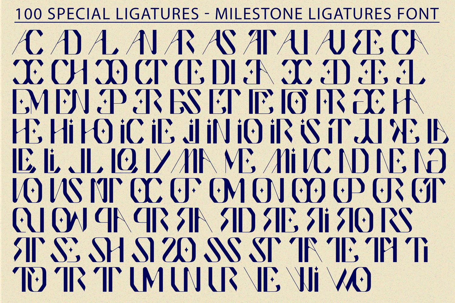 Milestone Ligatures Demo