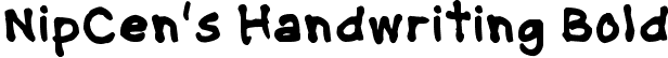 NipCen's Handwriting Bold