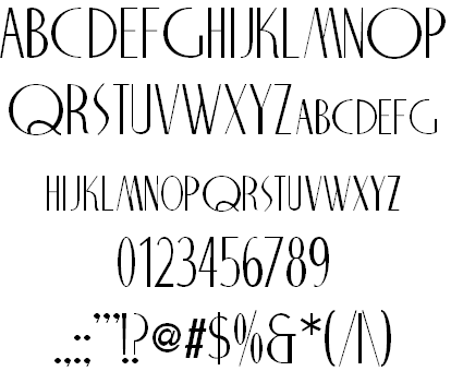 NiteClub Windows font - free for Personal