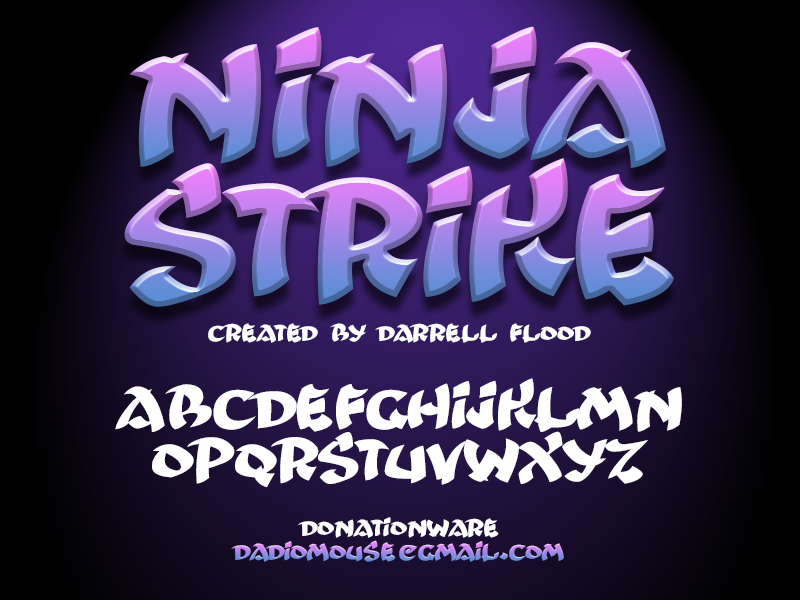 Ninjastrike Font