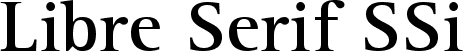 Libre Serif SSi