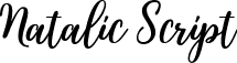 Natalic Script