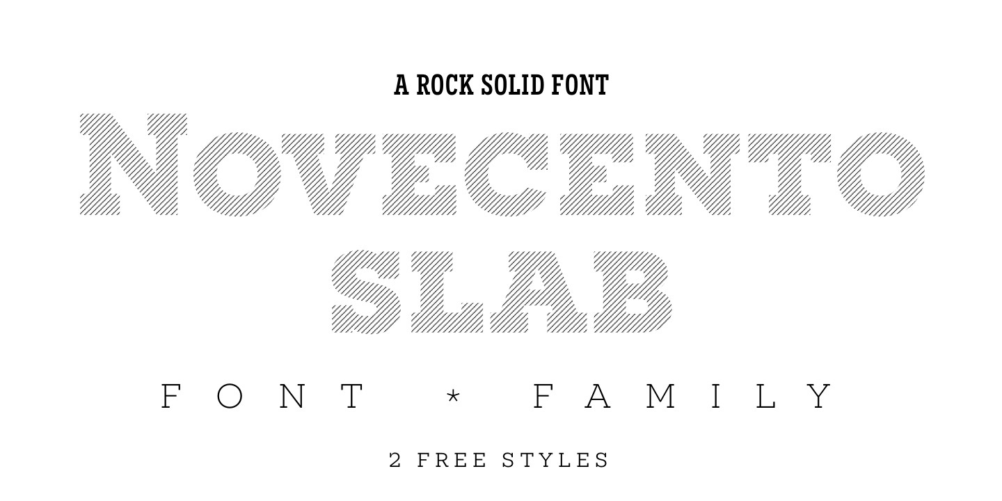 Novecento slab condensed