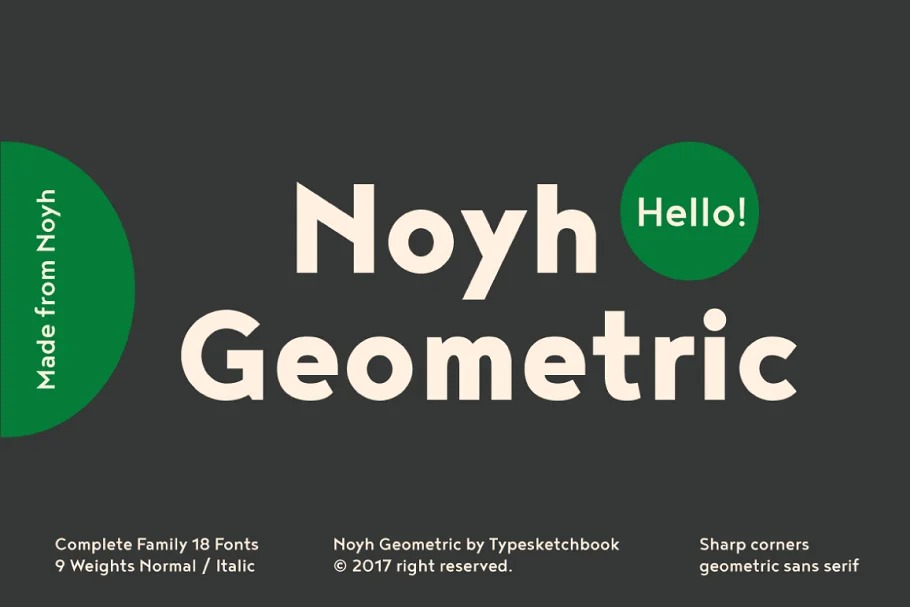 FONTSPRING DEMO - Noyh Geometric Black