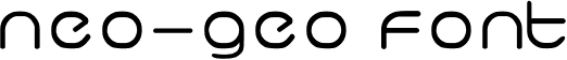 neo-geo Font