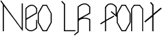 Neo LR Font