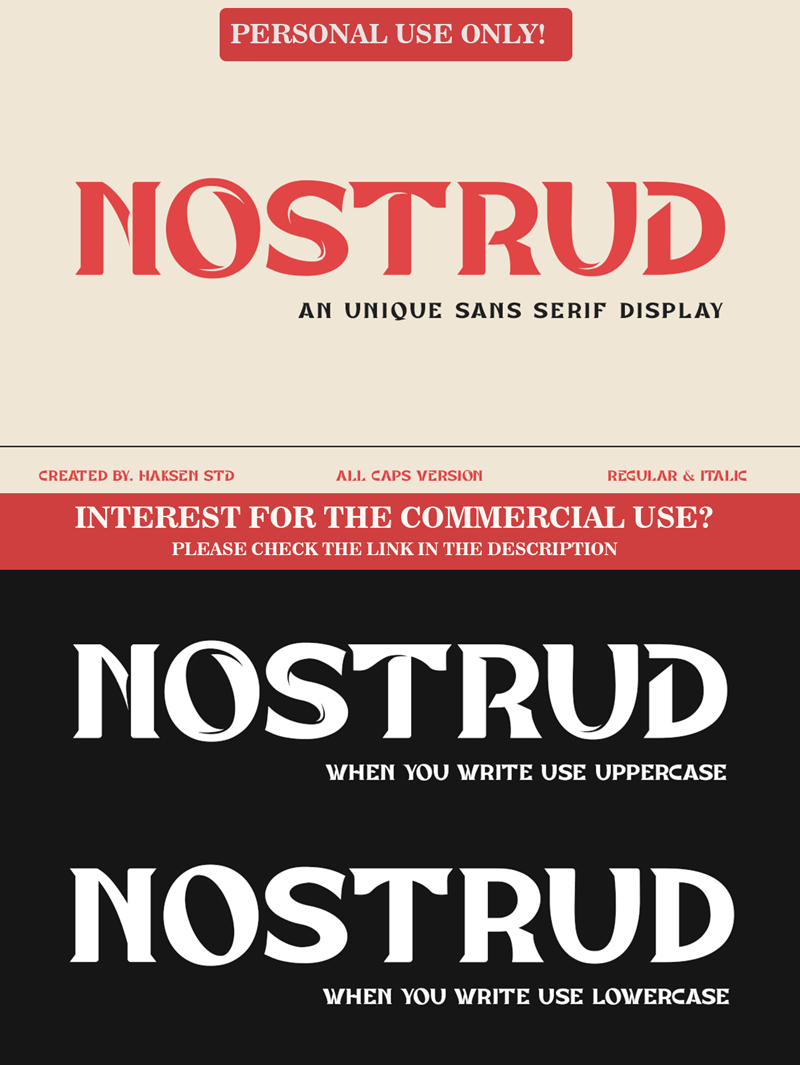 NOSTRUD - Personal Use