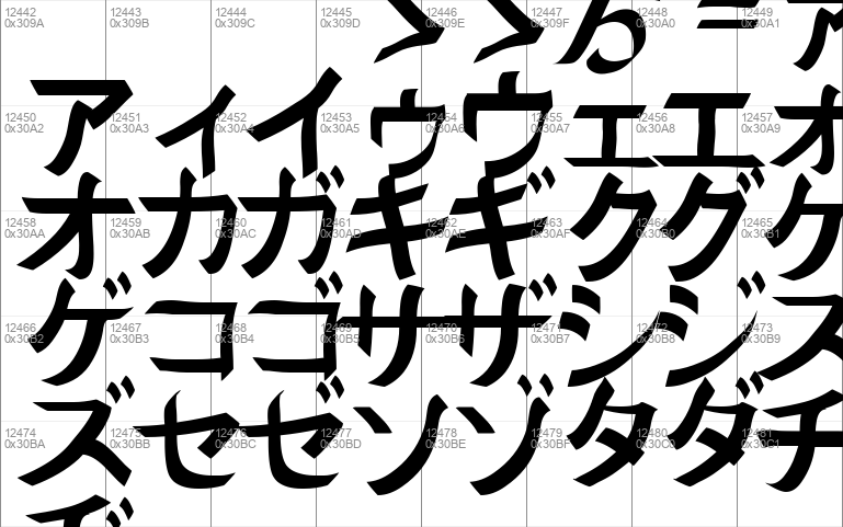 Naganoshi Windows font - free for Personal