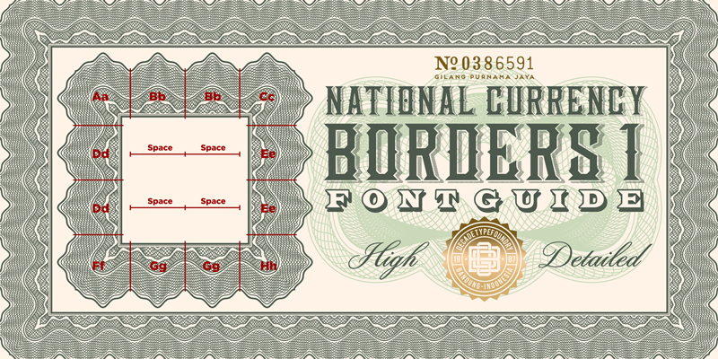 National Currency Font