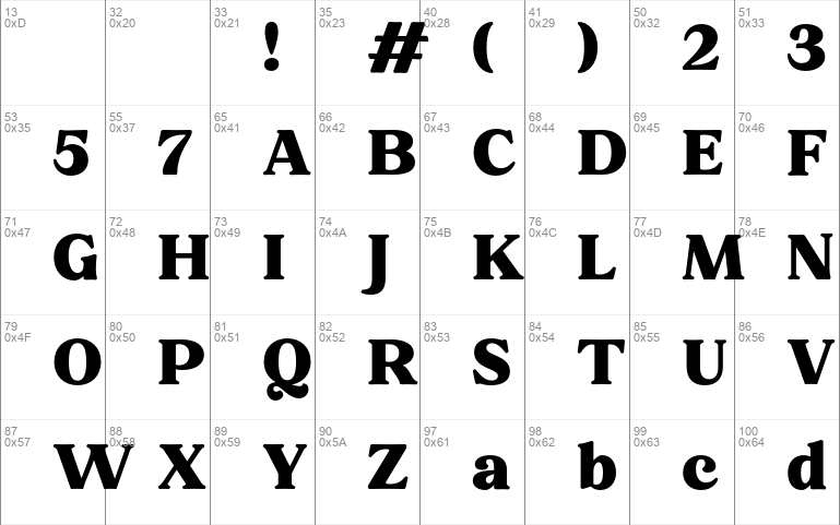 Free - Notulen Serif Display XBd