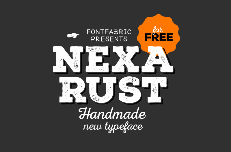 Nexa Rust Handmade Extended Font
