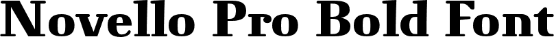 Novello Pro Bold Font