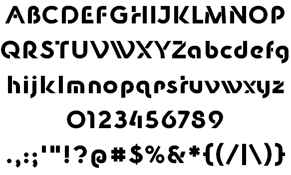 New Shape Windows Font - Free For Personal 