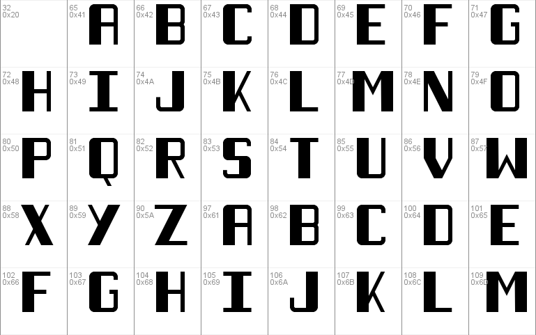 Necktie Black Regular Font