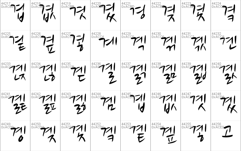 Nanum Brush Script