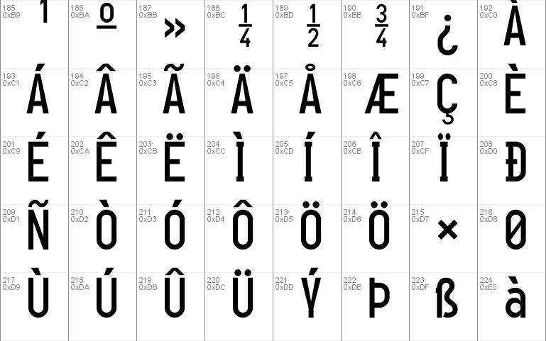 One Slot Anderthalb Font Free For Personal Commercial Modification Allowed Redistribution Allowed