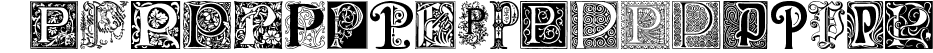 Ornamental Initials P