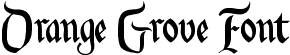 Orange Grove Font