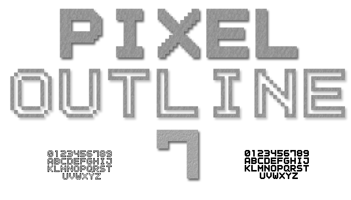 Outline Pixel7 Solid