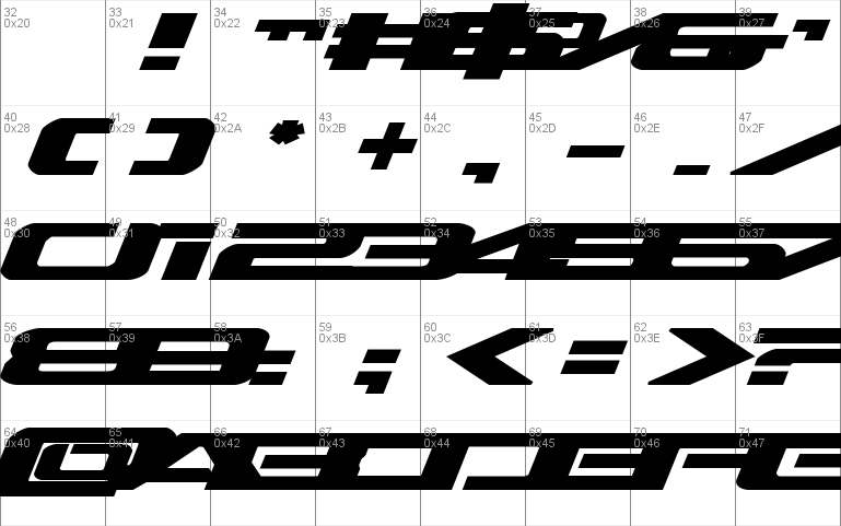 Outrider Expanded Bold Italic