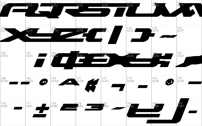 Outrider Expanded Bold Italic