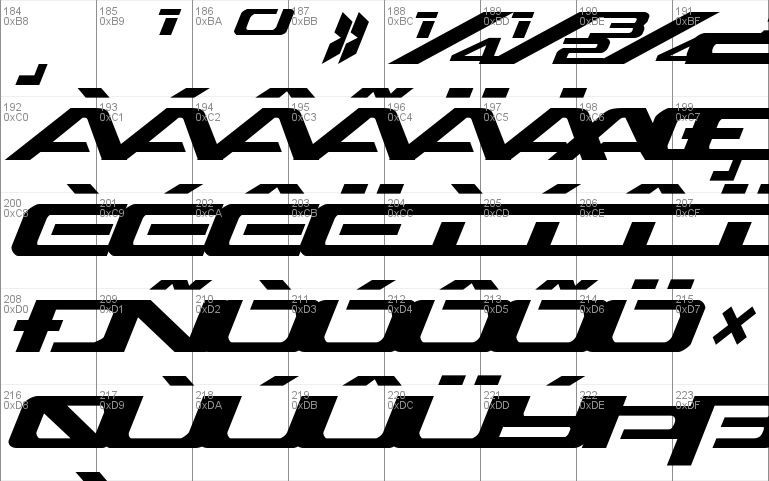 Outrider Semi-Condensed Italic