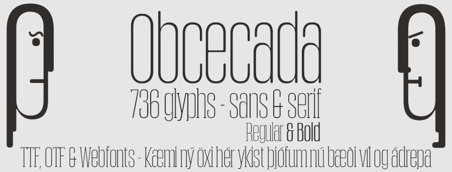 Obcecada Serif