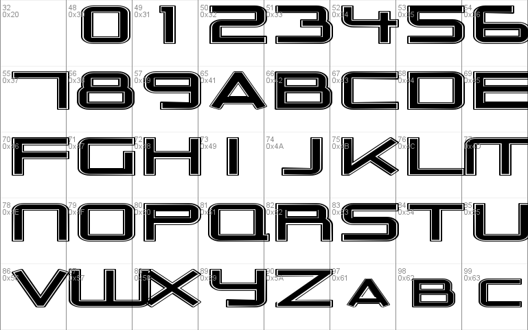 Outer Limits Extended Font