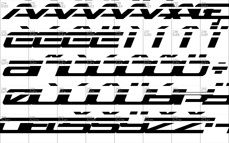 Outrider Laser Italic