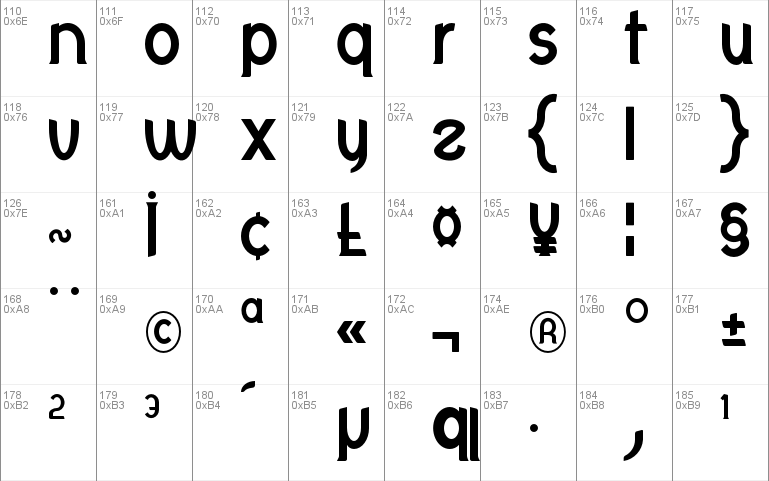 Otrebla Font