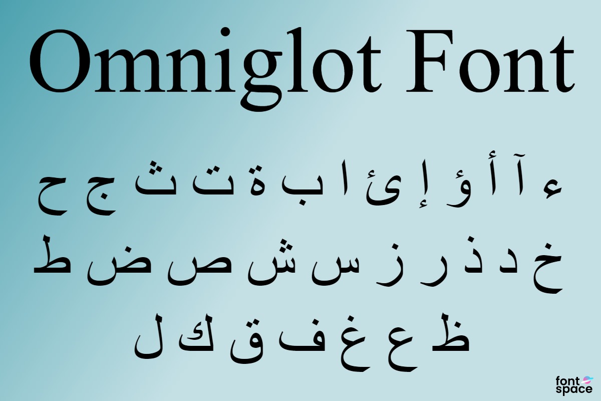 Omniglot Font