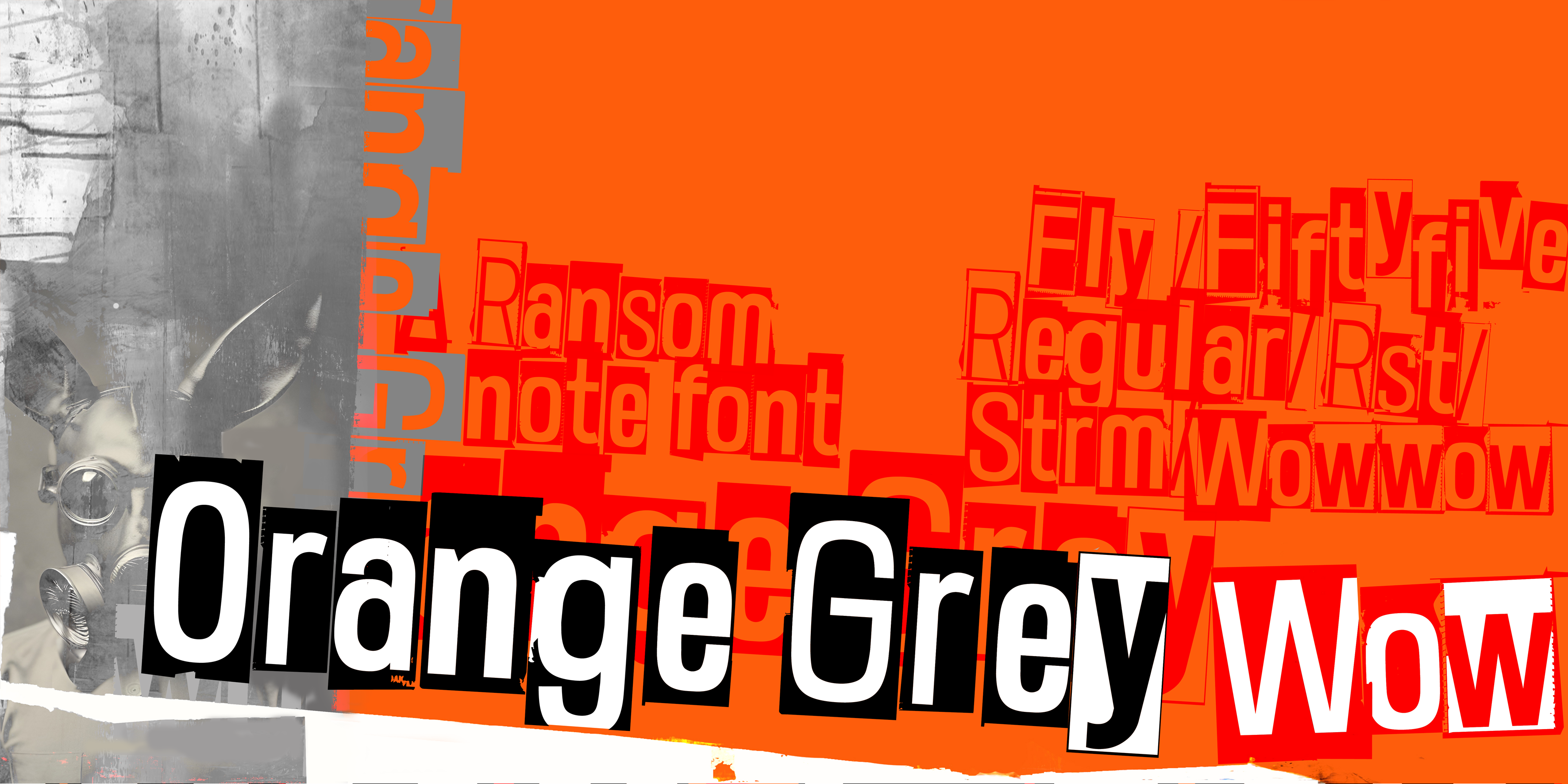 Orange Grey Wow