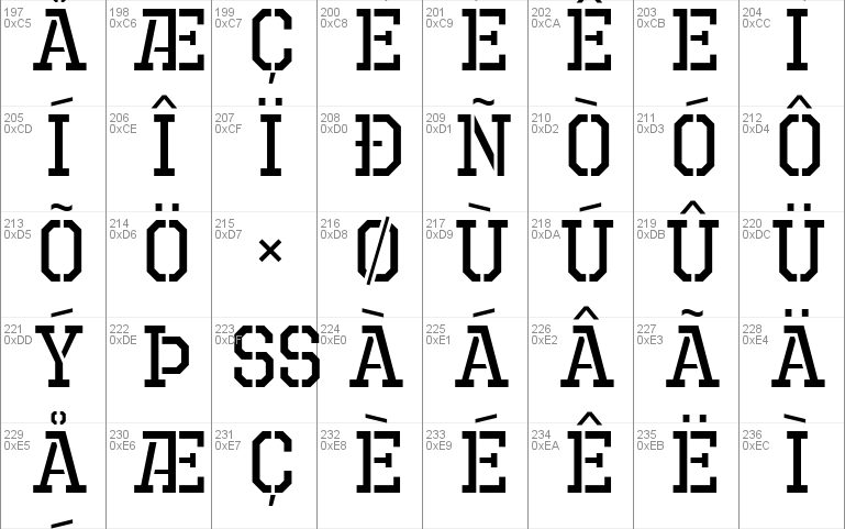 Octin Prison Free Font Free For Personal Commercial Modification Allowed Redistribution Allowed