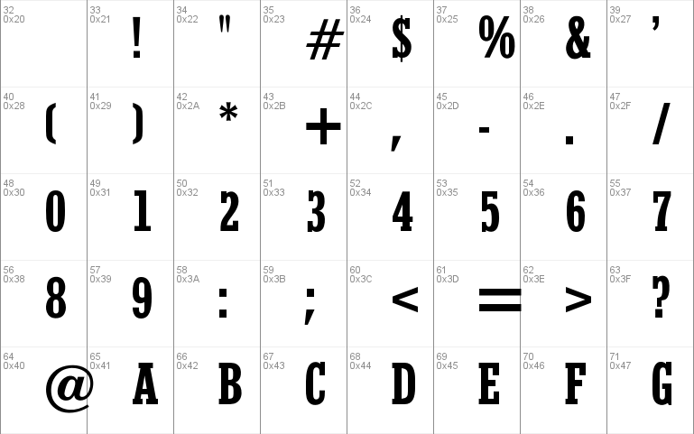 OPTIStymie-BoldCondensed Font