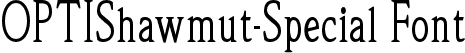 OPTIShawmut-Special Font