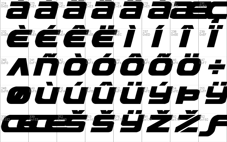 Ozda Expanded Italic