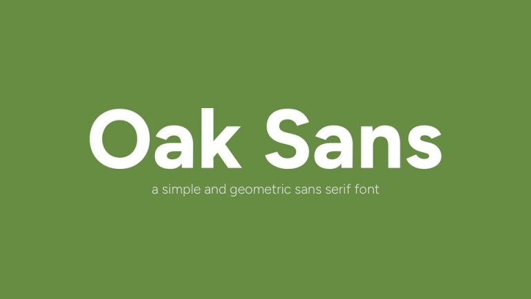 Oak Sans Black