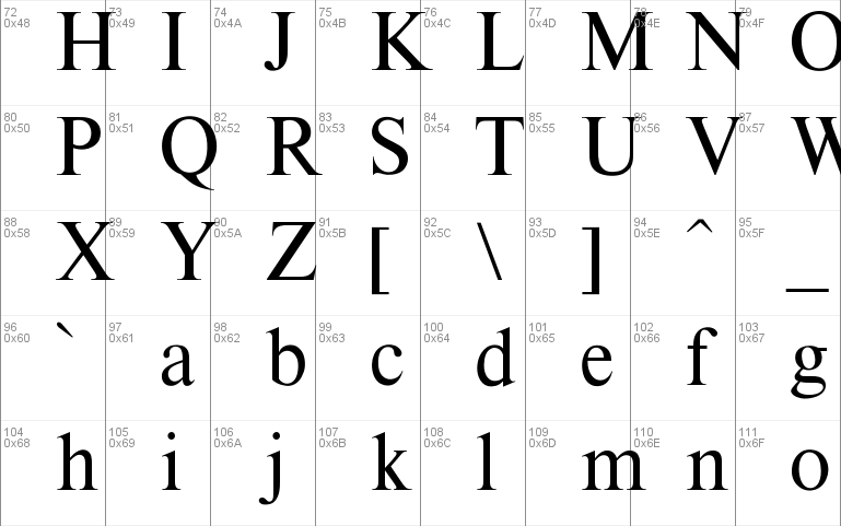 OPTITimes-Roman Font