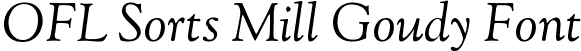 OFL Sorts Mill Goudy Font