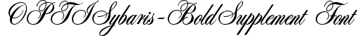 OPTISybaris-BoldSupplement Font