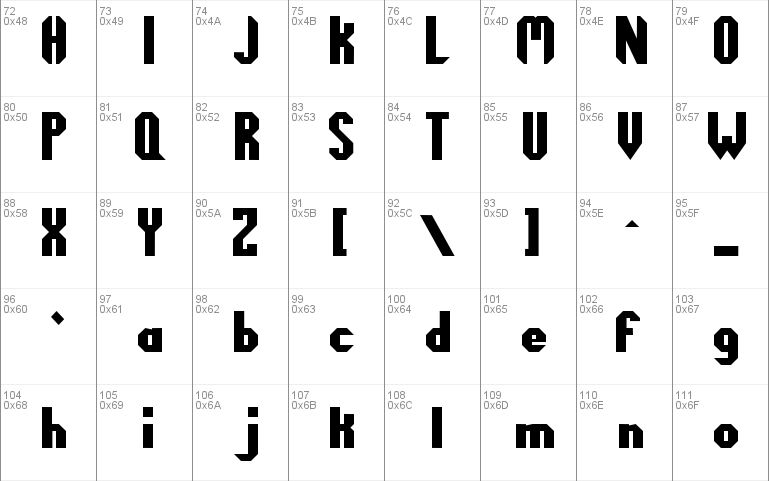 Octogone Tryout Font