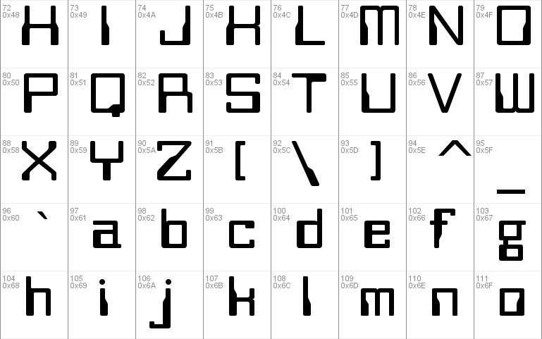 Orbit-B BT Windows Font - Free For Personal