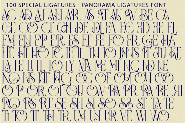 Panorama Ligatures Demo