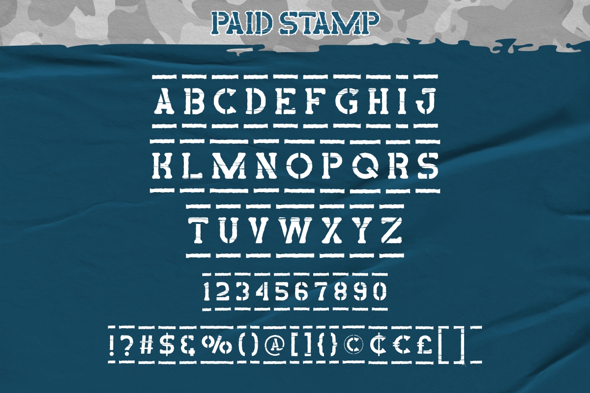 Paid Stamp Demo Display